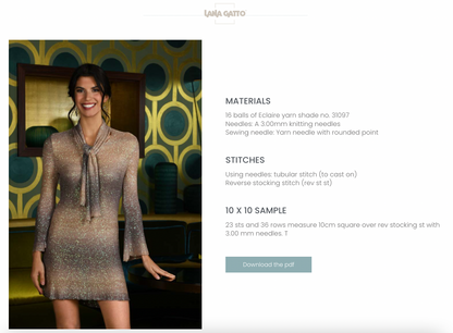 Lana Gatto Éclair sequin yarn ball, gradient thread, rainbow paillettes