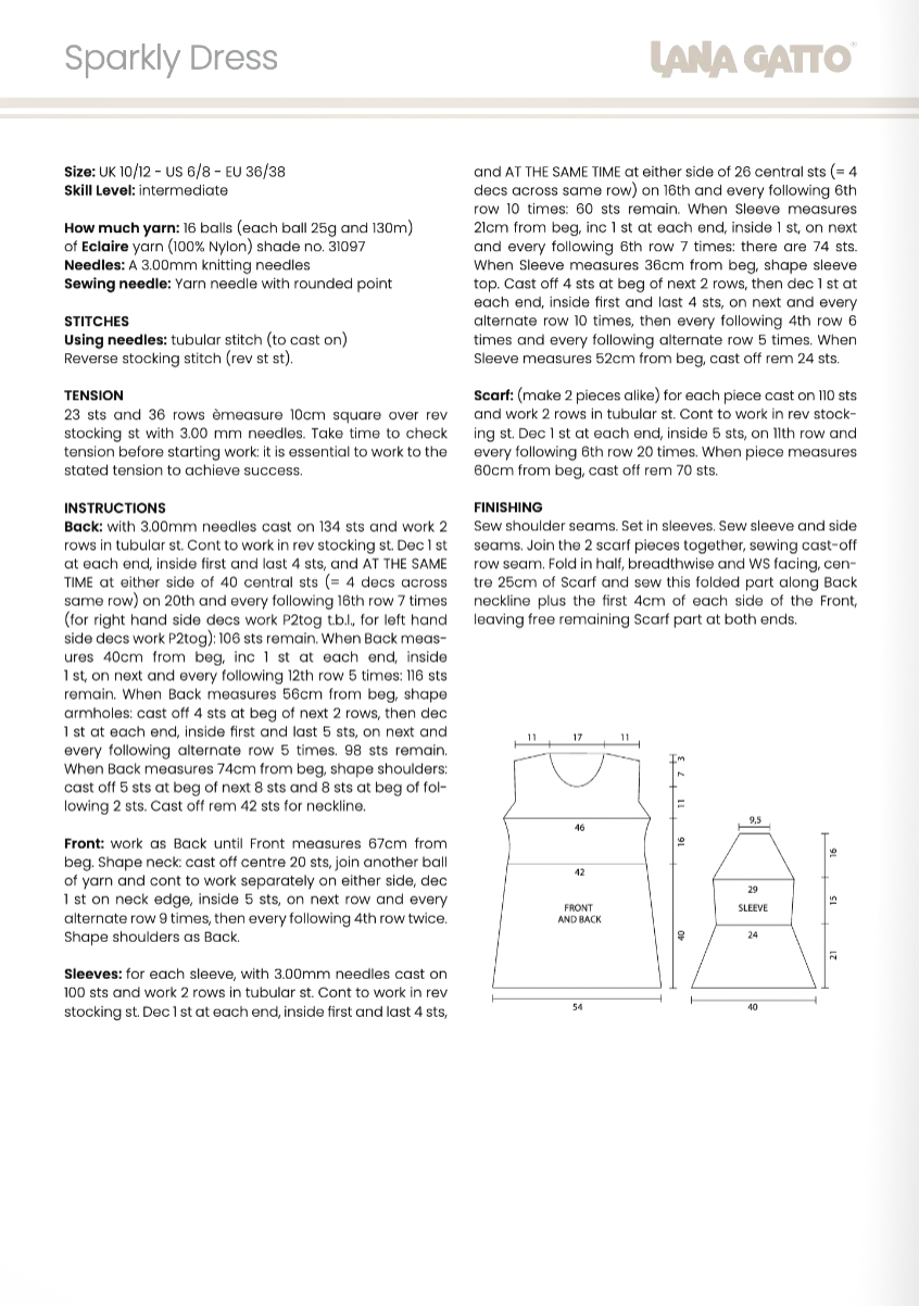 Lana Gatto Éclair sequin yarn ball, gradient thread, rainbow paillettes