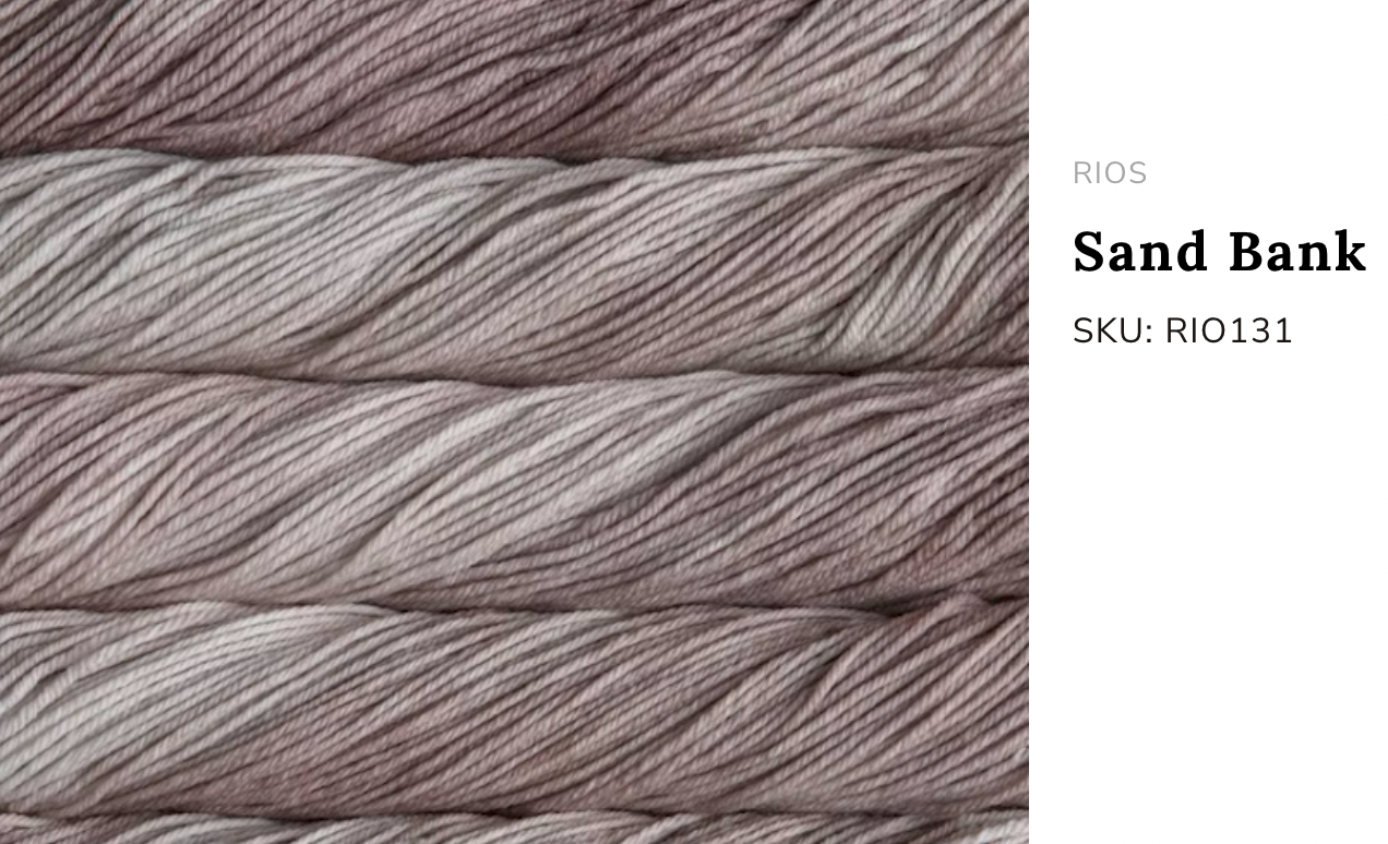 Premium iDOKNiT worsted weight yarn, RIOS by Malabrigo Peru. 100% superwash merino wool, 4-ply construction for stitch definition, 192m/100g. Hand-dyed authentic Peruvian yarn curated by iDOKNiT for durable, soft, and professional knitting projects.