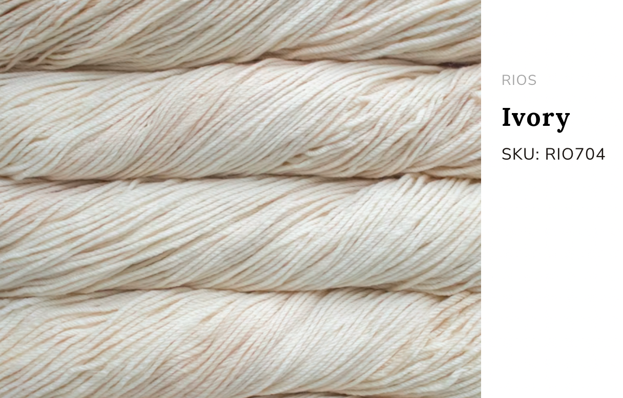 Premium iDOKNiT worsted weight yarn, RIOS by Malabrigo Peru. 100% superwash merino wool, 4-ply construction for stitch definition, 192m/100g. Hand-dyed authentic Peruvian yarn curated by iDOKNiT for durable, soft, and professional knitting projects.