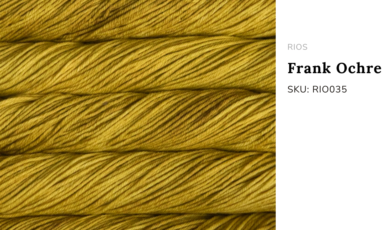 Premium iDOKNiT worsted weight yarn, RIOS by Malabrigo Peru. 100% superwash merino wool, 4-ply construction for stitch definition, 192m/100g. Hand-dyed authentic Peruvian yarn curated by iDOKNiT for durable, soft, and professional knitting projects.