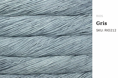 Premium iDOKNiT worsted weight yarn, RIOS by Malabrigo Peru. 100% superwash merino wool, 4-ply construction for stitch definition, 192m/100g. Hand-dyed authentic Peruvian yarn curated by iDOKNiT for durable, soft, and professional knitting projects.