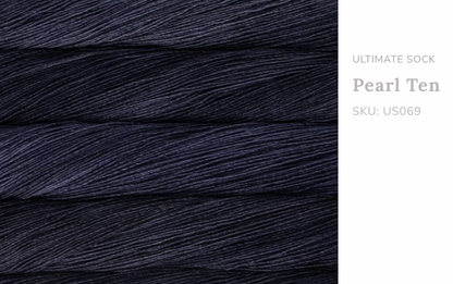 Premium iDOKNiT fingering weight yarn, ULTIMATE SOCK by Malabrigo Peru. Durable blend of 75% superwash merino wool and 25% nylon, 385m/100g. Hand-dyed authentic Peruvian yarn curated by iDOKNiT for resilient socks, garments, and shawls with superior 4-ply stitch definition.