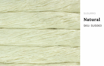 Premium iDOKNiT DK Sport weight yarn, SUSURRO by Malabrigo Peru. Luxury blend of 50% mulberry silk, 25% merino wool, and 25% linen, 297m/100g. Hand-dyed authentic Peruvian yarn curated by iDOKNiT for lightweight garments with elegant drape and sophisticated linen texture.