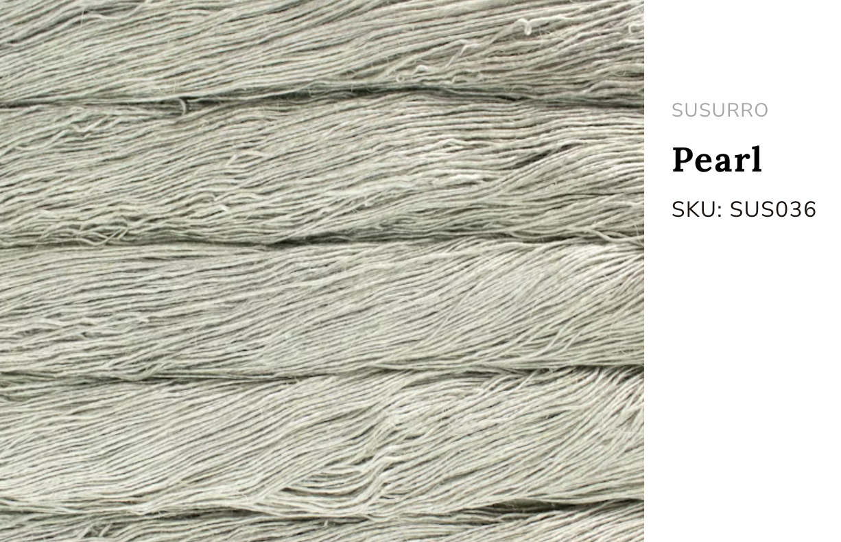 Premium iDOKNiT DK Sport weight yarn, SUSURRO by Malabrigo Peru. Luxury blend of 50% mulberry silk, 25% merino wool, and 25% linen, 297m/100g. Hand-dyed authentic Peruvian yarn curated by iDOKNiT for lightweight garments with elegant drape and sophisticated linen texture.