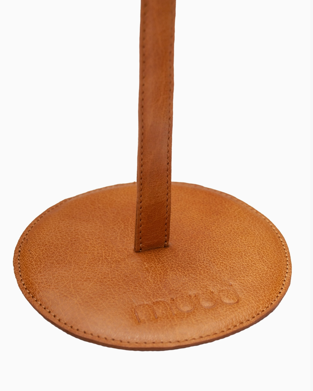 muud GYRIT genuine leather portable yarn holder with wrist strap from iDOKNiT