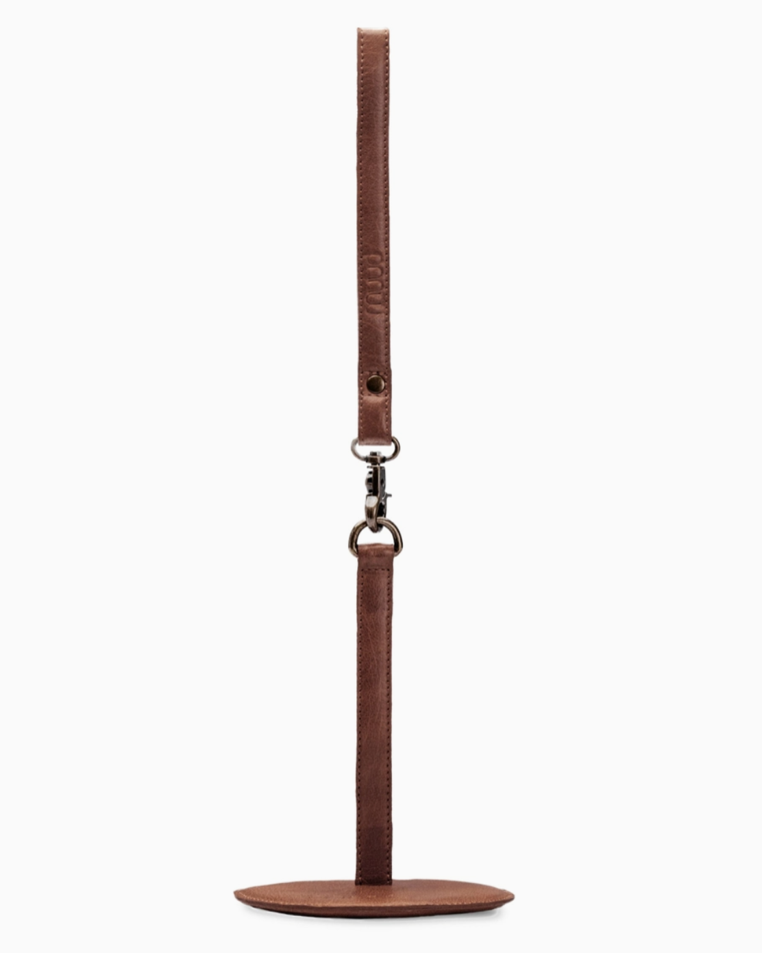 muud GYRIT genuine leather portable yarn holder with wrist strap from iDOKNiT