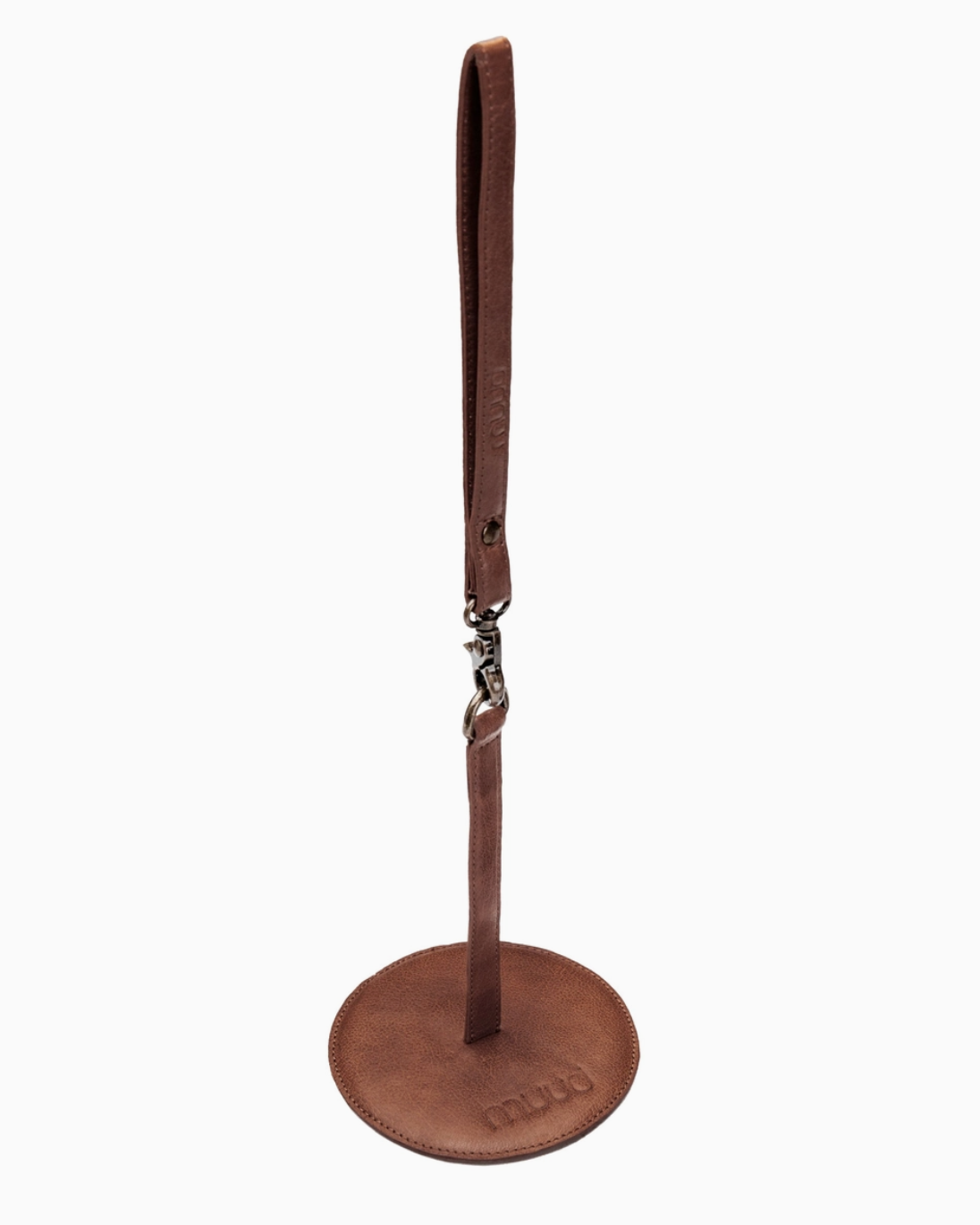 muud GYRIT genuine leather portable yarn holder with wrist strap from iDOKNiT