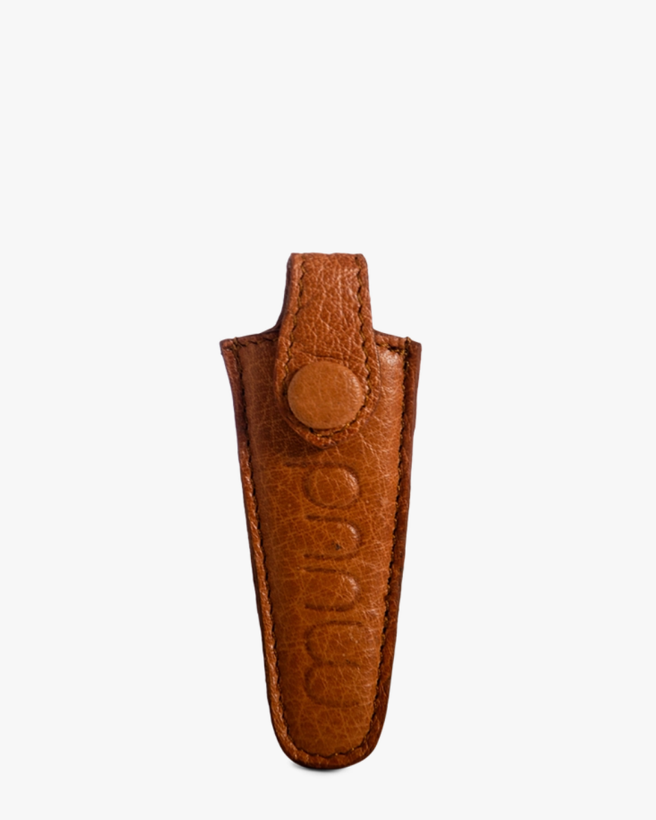 muud ESPOO genuine leather small embroidery scissors case sheath with snap button closure from iDOKNiT