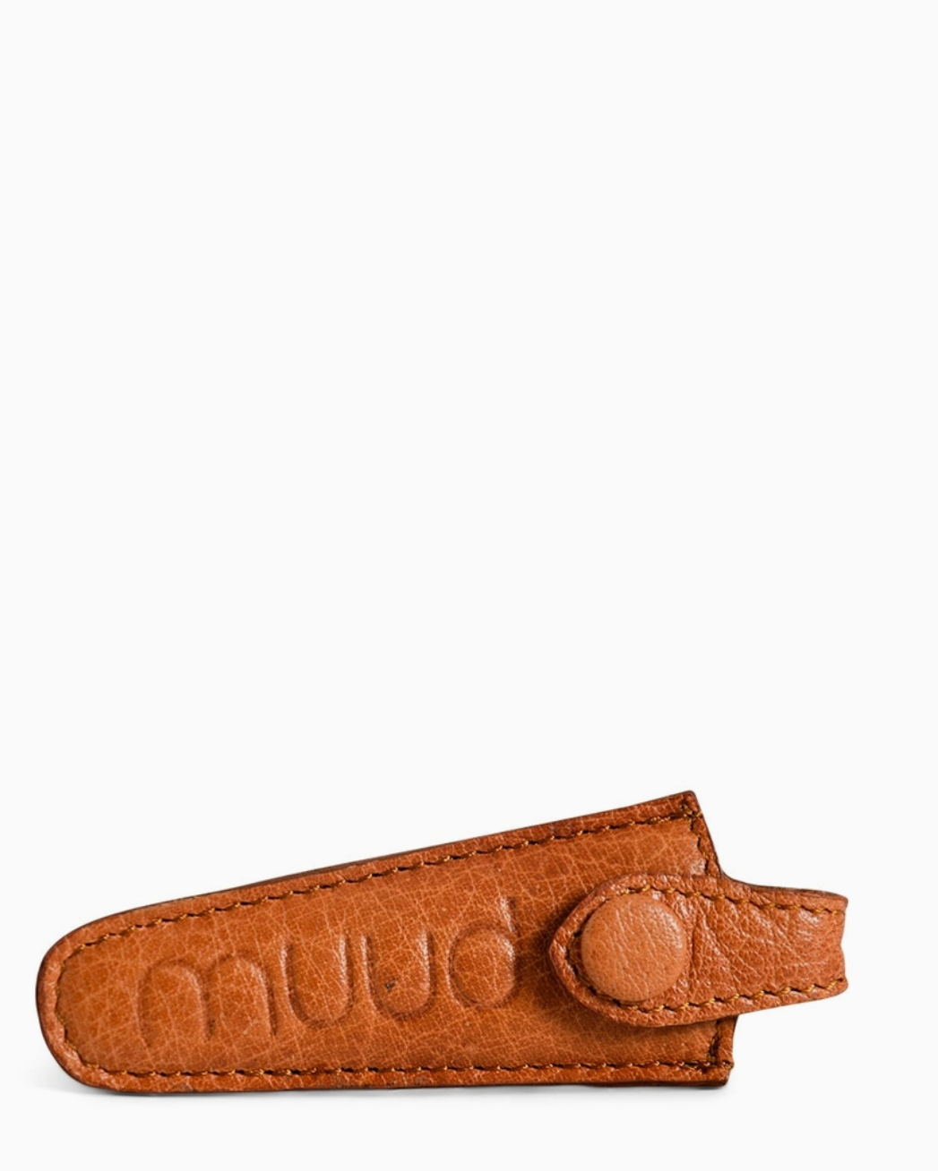 muud ESPOO genuine leather small embroidery scissors case sheath with snap button closure from iDOKNiT