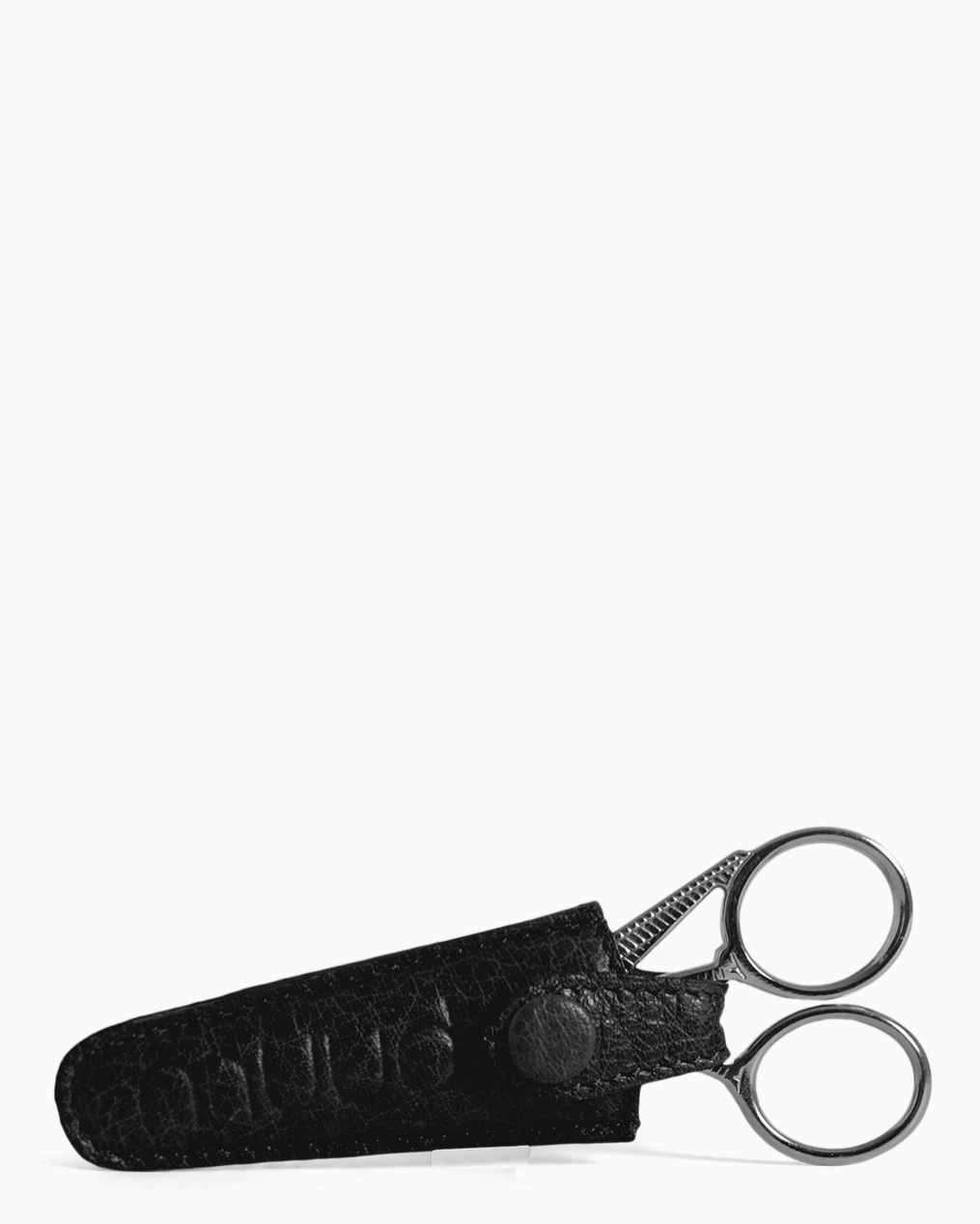 muud ESPOO genuine leather small embroidery scissors case sheath with snap button closure from iDOKNiT