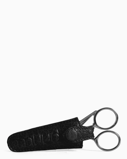 muud ESPOO genuine leather small embroidery scissors case sheath with snap button closure from iDOKNiT