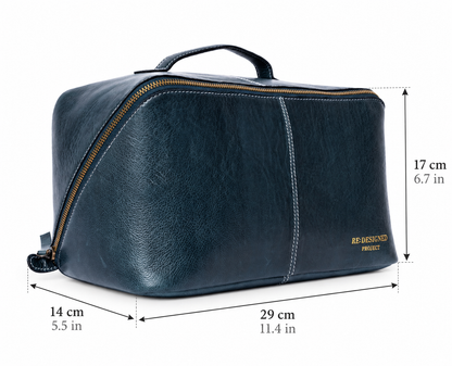 RE PROJECT 10 handcrafted Urban Leather beauty box style knitting needle and notion organizer case from iDOKNiT