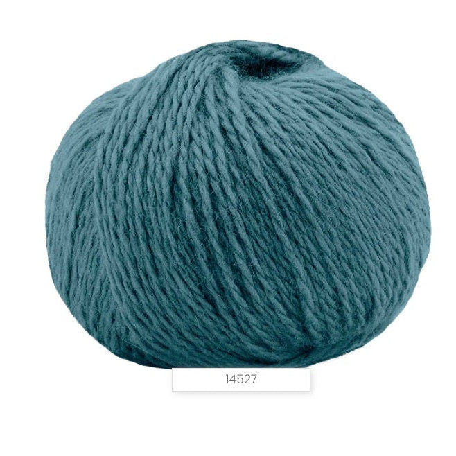 Lana Gatto CLASS Merino Angora yarn 50g ball in Aran weight, Italian luxury wool.