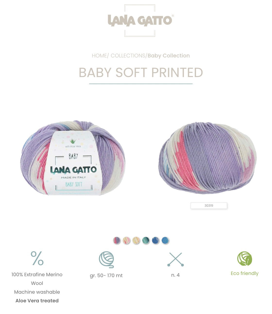 lana gatto baby soft print merino yarn italy aloe vera
soft baby yarn extrafine merino solids and prints 170m 50g
luxury italian baby yarn lana gatto soft merino knitting yarn
gentle merino yarn for baby garments and soft knitwear
lana gatto baby soft yarn texture close up