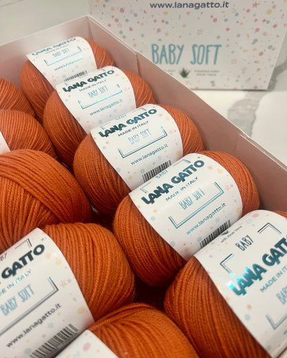 lana gatto baby soft print merino yarn italy aloe vera
soft baby yarn extrafine merino solids and prints 170m 50g
luxury italian baby yarn lana gatto soft merino knitting yarn
gentle merino yarn for baby garments and soft knitwear
lana gatto baby soft yarn texture close up