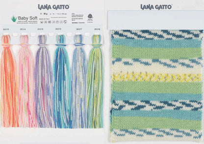 lana gatto baby soft print merino yarn italy aloe vera
soft baby yarn extrafine merino solids and prints 170m 50g
luxury italian baby yarn lana gatto soft merino knitting yarn
gentle merino yarn for baby garments and soft knitwear
lana gatto baby soft yarn texture close up