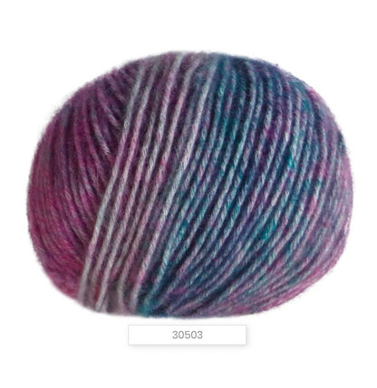 Organic Cotton Merino Baby Alpaca Yarn, SESTRIERE, Limited Fashion Collection by Lana Gatto, Italy, Aran Weight, 50g/100m (109yrds/1.72oz)