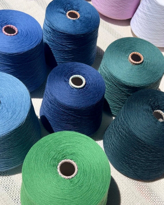 Elite iDOKNiT lace weight yarn, HARMONY by Tollegno 1900 (Lana Gatto) Italy. 100% Extra Fine Merino wool, Nm 2/30, offering an incredible 1500m per 100g. Authentic Italian-made luxury yarn curated by iDOKNiT in a wide palette of sophisticated shades, from 2155 Medium Grey to 2167 Anthracite, for professional-grade lace knitting.