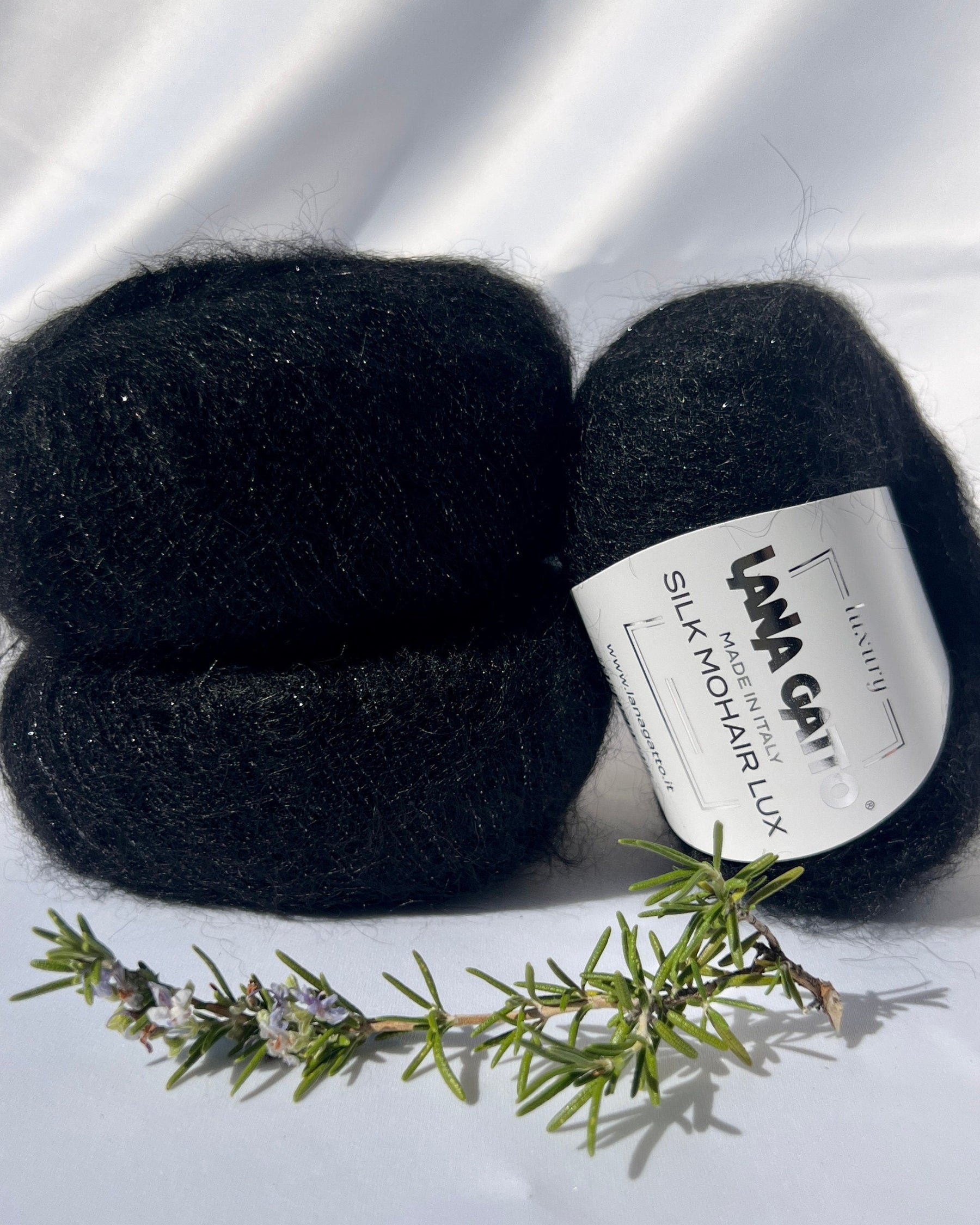 Silk Mohair Lurex Yarn, LANA GATTO SILK MOHAIR LUX, Italian Luxury