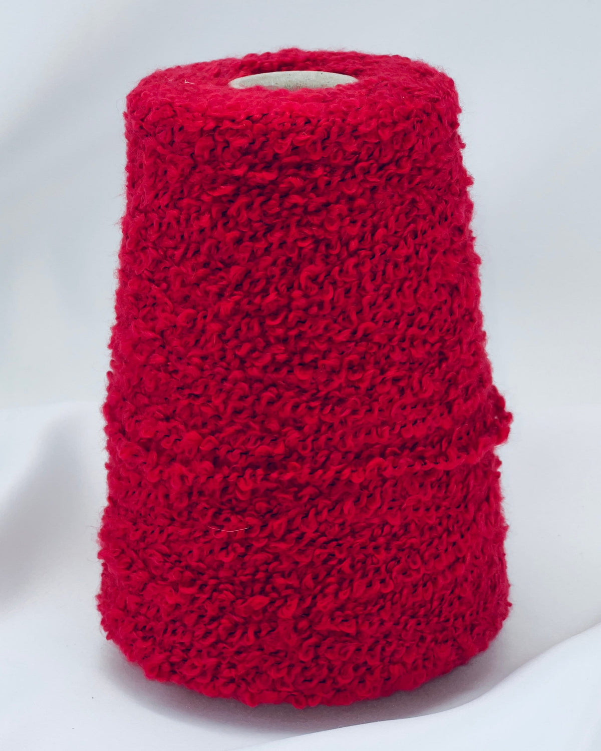 CARIAGGI 93 percent cashmere 7 percent silk boucle Italian textured yarn ball and cone from iDOKNiT
