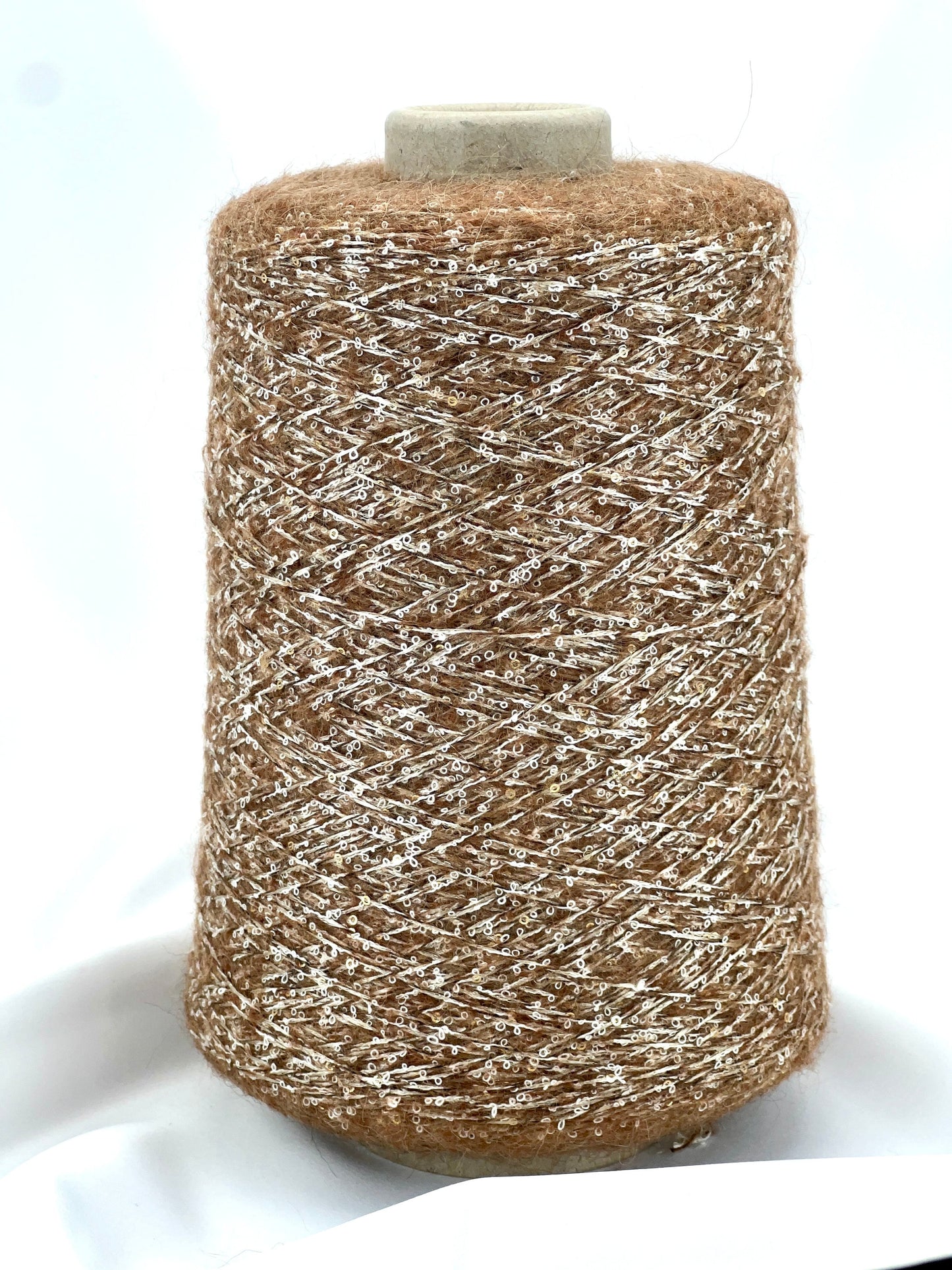 PAILLETTES Alpaca Cucinelli-Style Yarn, LIKECHOPIN, Premium Italian Yarn by MILLEFILI, Available in Balls or on Cone, Sport Weight 320m/100g
