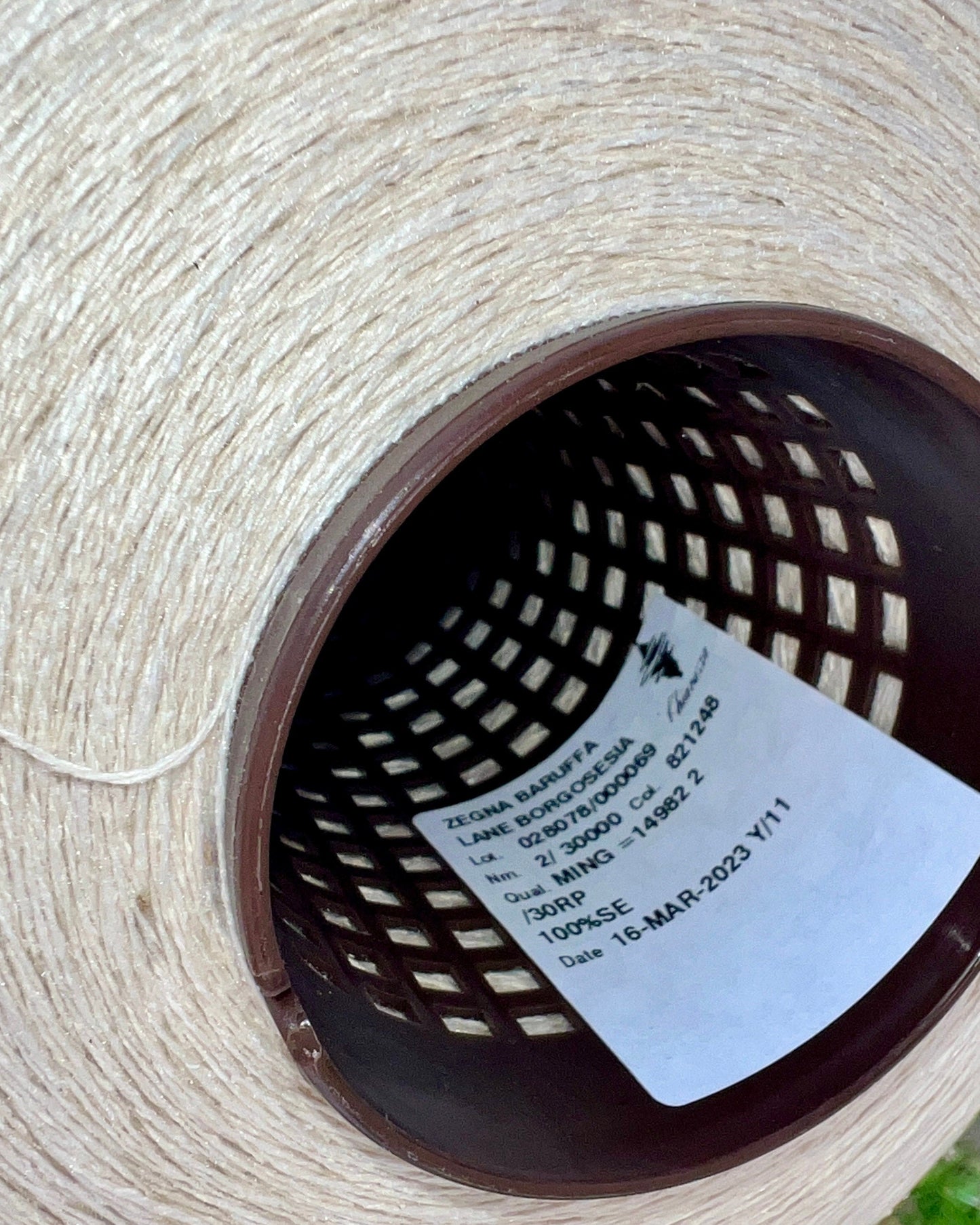 Zegna Baruffa MING 100% Italian bourette silk yarn in Nm 2/3000 extra-fine lace weight for luxury summer knitting at iDOKNiT.