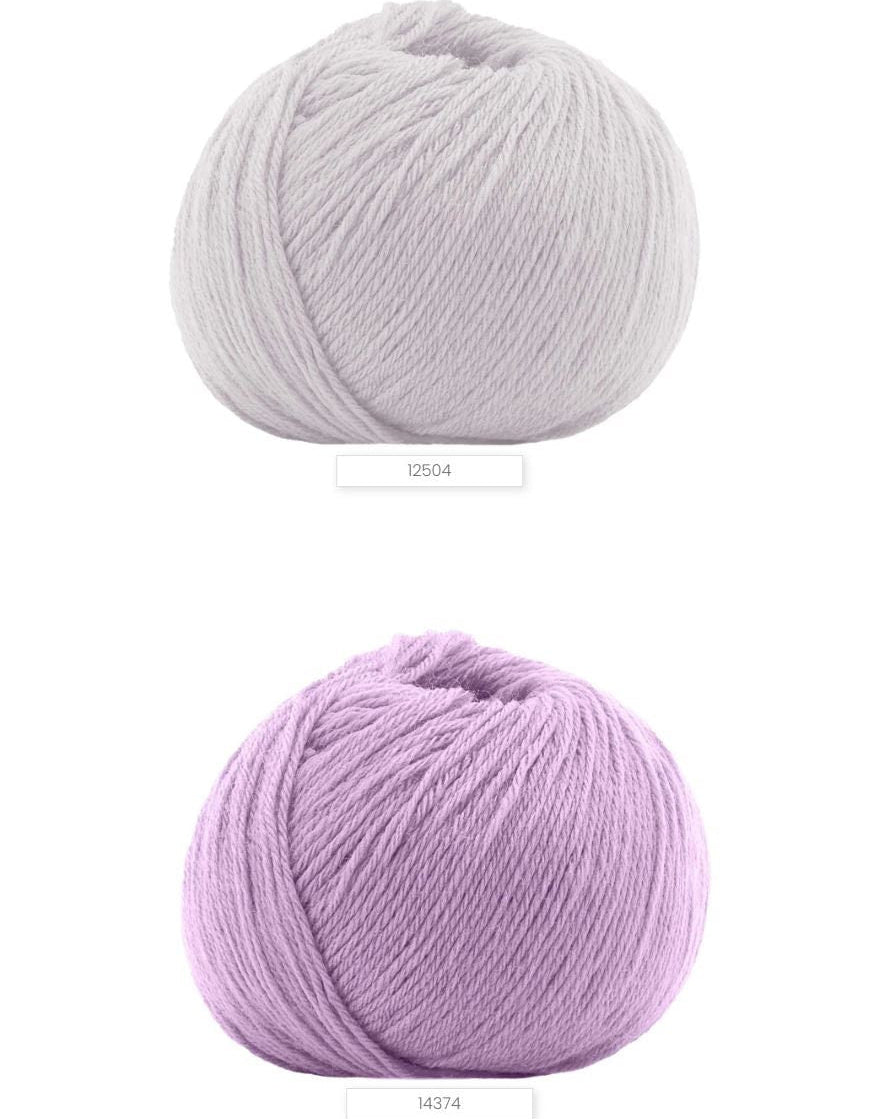 Lana Gatto Mignon 100 percent pure fine Merino wool 25g ball Italian fingering weight yarn from iDOKNiT