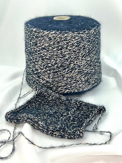 PAILLETTES Alpaca Cucinelli-Style Yarn, LIKECHOPIN, Premium Italian Yarn by MILLEFILI, Available in Balls or on Cone, Sport Weight 320m/100g
