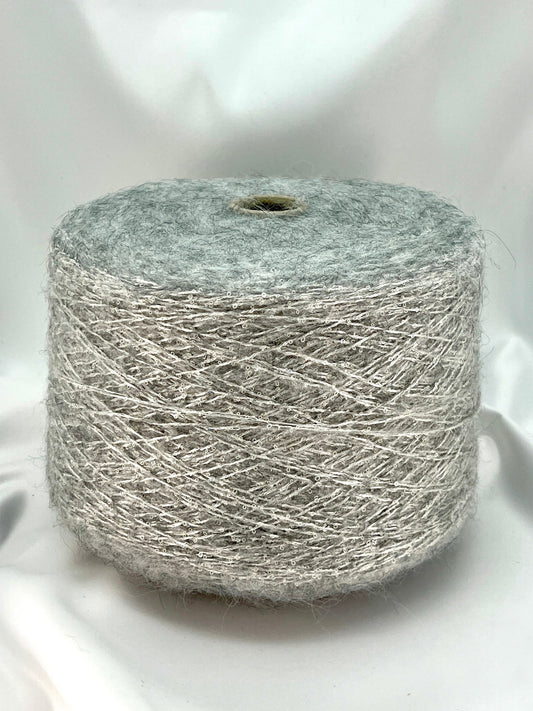 PAILLETTES Alpaca Cucinelli-Style Yarn, LIKECHOPIN, Premium Italian Yarn by MILLEFILI, Available in Balls or on Cone, Sport Weight 320m/100g