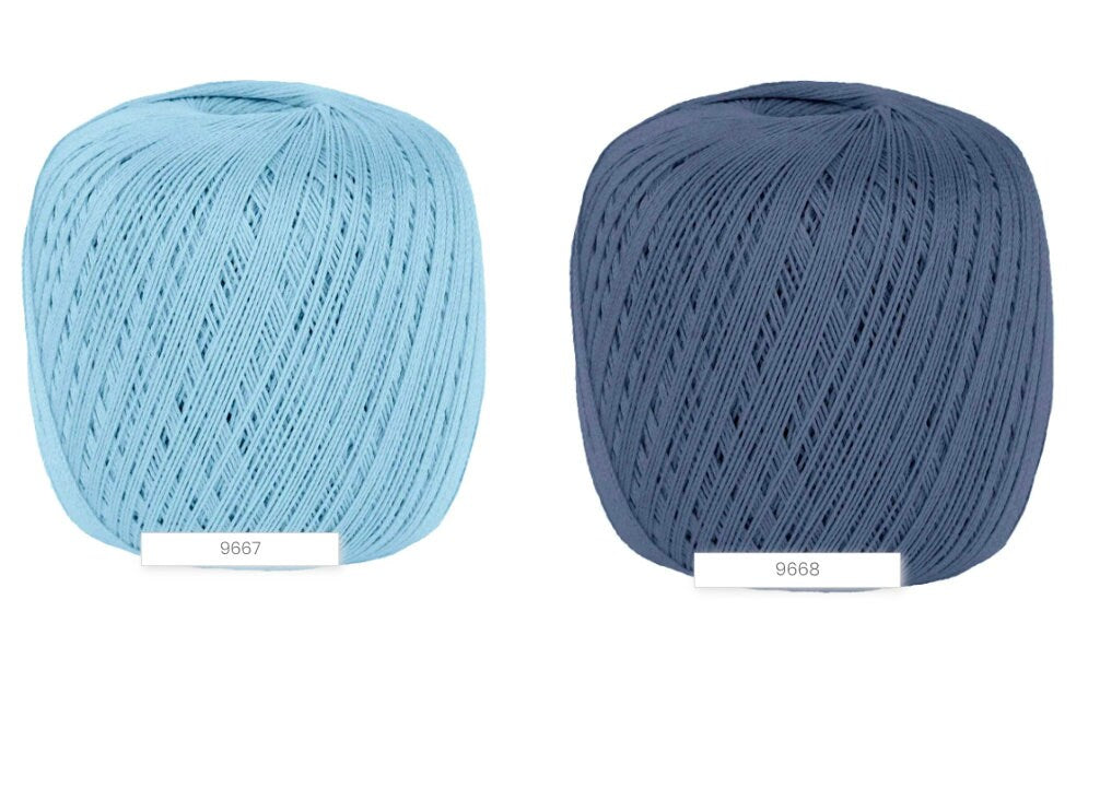 Lana Gatto Cablé 5 mercerized Egyptian Mako cotton fingering weight yarn from iDOKNiT. Smooth, tightly spun premium Italian fiber with a subtle sheen for luxury knitting and crochet, 175m per 50g ball.