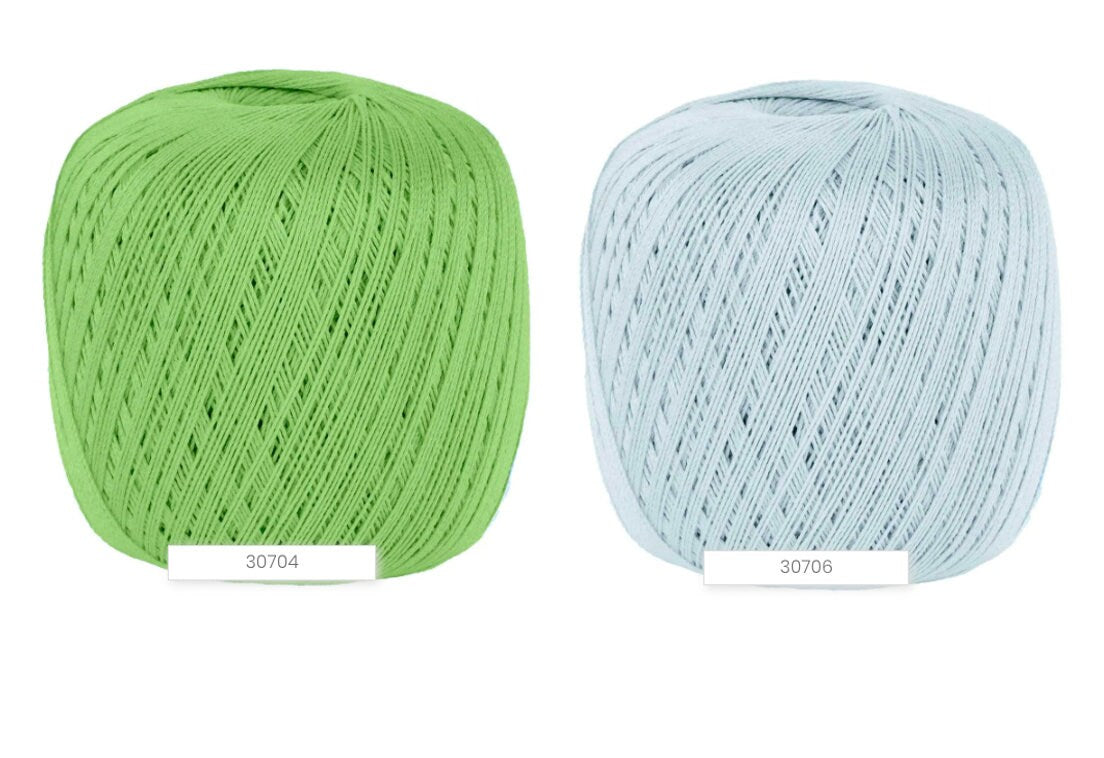 Lana Gatto Cablé 5 mercerized Egyptian Mako cotton fingering weight yarn from iDOKNiT. Smooth, tightly spun premium Italian fiber with a subtle sheen for luxury knitting and crochet, 175m per 50g ball.