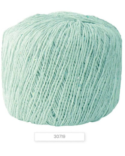 Lana Gatto IBIZA lurex cotton paillettes yarn with elegant sparkle
Italian fingering yarn IBIZA with micro sequins and metallic accents
Lana Gatto IBIZA summer yarn showing light-catching shimmer and texture
Lurex cotton paillettes yarn for beachwear summer tops and shawls
Luxury Italian IBIZA yarn for statement accessories and warm-weather knitwear