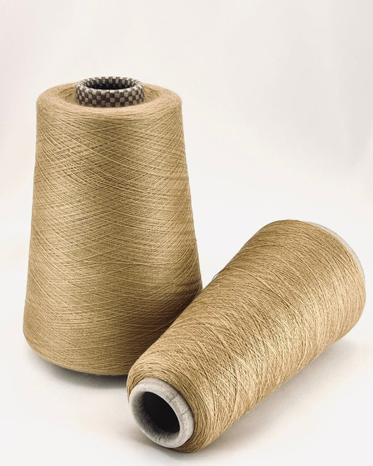 ROYAL cashmere silk yarn in camel, luxury Italian lace weight yarn with 6000m per 100g.