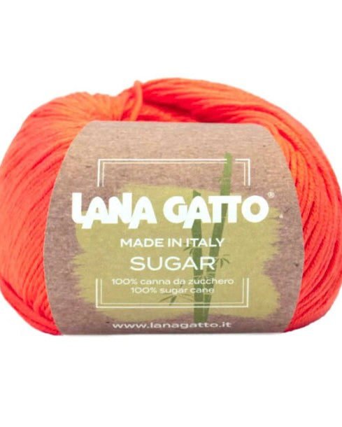 Luxury Lana Gatto SUGAR Italian sugar cane viscose yarn for breathable summer tops dresses shawls lightweight sweaters and elegant warm-weather knitwear