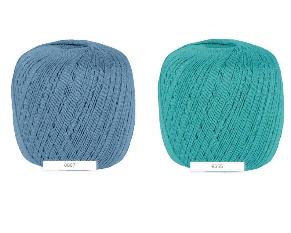 Lana Gatto Cablé 5 mercerized Egyptian Mako cotton fingering weight yarn from iDOKNiT. Smooth, tightly spun premium Italian fiber with a subtle sheen for luxury knitting and crochet, 175m per 50g ball.