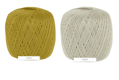 Lana Gatto Cablé 5 mercerized Egyptian Mako cotton fingering weight yarn from iDOKNiT. Smooth, tightly spun premium Italian fiber with a subtle sheen for luxury knitting and crochet, 175m per 50g ball.