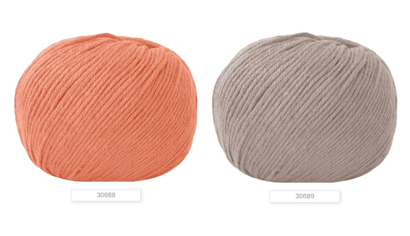 Breathable cotton linen yarn for summer knitting and crochet