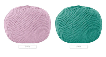 Breathable cotton linen yarn for summer knitting and crochet