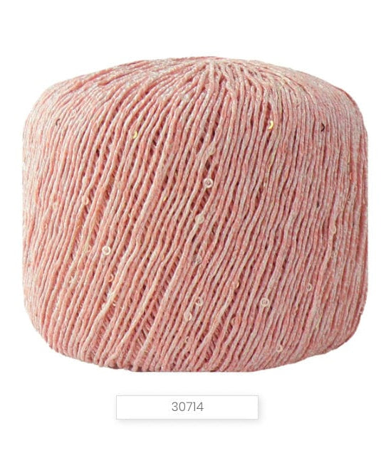 Lana Gatto IBIZA lurex cotton paillettes yarn with elegant sparkle
Italian fingering yarn IBIZA with micro sequins and metallic accents
Lana Gatto IBIZA summer yarn showing light-catching shimmer and texture
Lurex cotton paillettes yarn for beachwear summer tops and shawls
Luxury Italian IBIZA yarn for statement accessories and warm-weather knitwear
