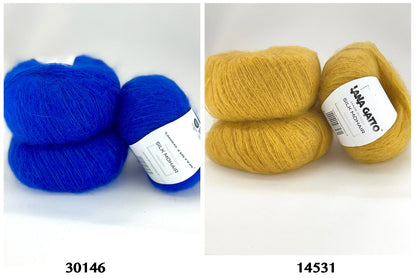 Lana Gatto Silk Mohair yarn – SuperKid Mohair and Silk blend, Italy