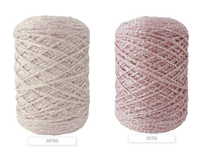 Luxury Italian designer yarn collection for iDOKNiT, featuring premium natural fibers on cones for professional hand-knit and machine-knitting projects.
