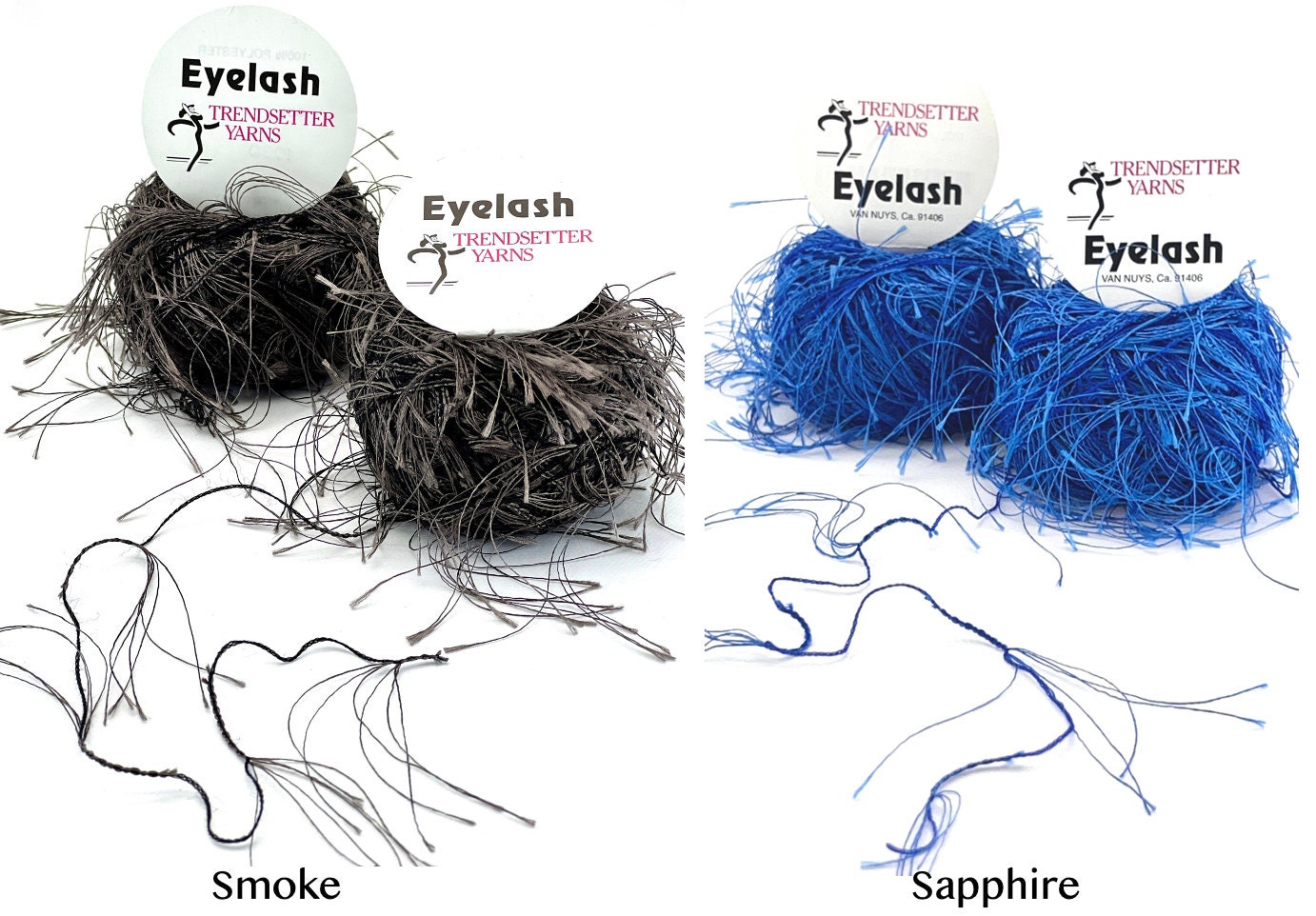 Пряжа для меха, ресниц или помпонов, Trendsetter Yarns, Италия, 20 г/67 м (0,71 унции/73 года)