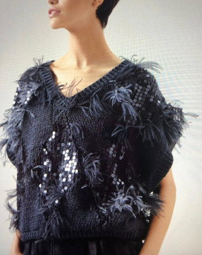 Пряжа для меха, ресниц или помпонов, Trendsetter Yarns, Италия, 20 г/67 м (0,71 унции/73 года)