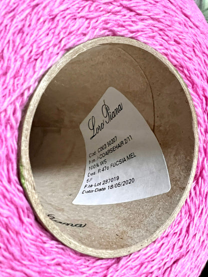 COARSEHAIR 2/11 cashmere yarn luxury Italian yarn
100 percent cashmere lace fingering yarn 550m per 100g
Soft luxury cashmere yarn for sweaters shawls and scarves
Italian cashmere cone yarn close up texture detail
COARSEHAIR 2/11 lightweight wearable cashmere yarn