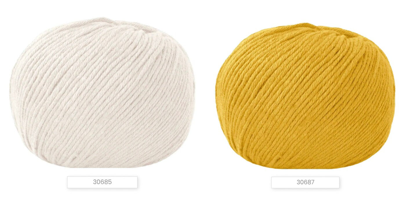 Breathable cotton linen yarn for summer knitting and crochet