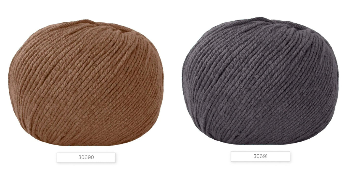 Breathable cotton linen yarn for summer knitting and crochet