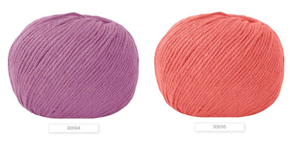 Breathable cotton linen yarn for summer knitting and crochet