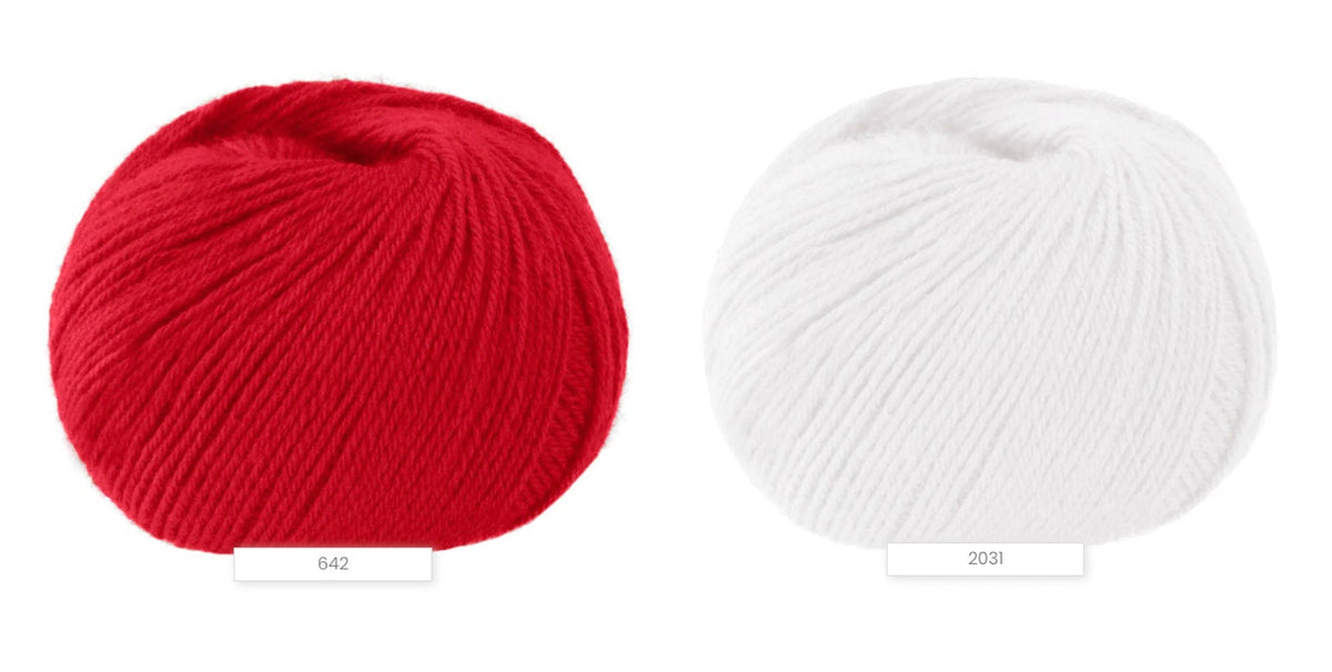 Aladino 50 percent pure new wool 50 percent acrylic shrinkproof fingering weight yarn from iDOKNiT