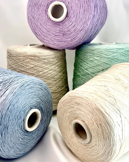 Luxury Italian silk shappe yarn Ri.Go SETA SHAPPE close up texture
100 percent silk lace yarn for shawls scarves and weaving
Italian silk yarn with soft luminous finish and elegant drape
Ri.Go SETA SHAPPE lace weight silk yarn for crochet and knitwear
Silk shappe yarn made in Italy for refined luxury garments